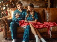 Плед Ines, красный