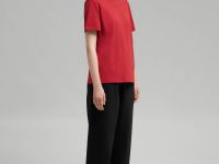 Свободная футболка comfort fit из хлопкового джерси