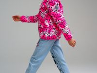 Куртка текстильная с полиуретановым покрытием для девочек