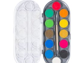 Набор акварели Bruynzeel 12 цв + кисточка