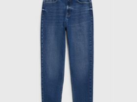 Джинсы Mom с высокой посадкой, Синий