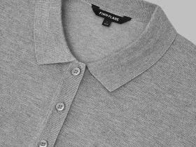 Легкий джемпер-поло прямого кроя