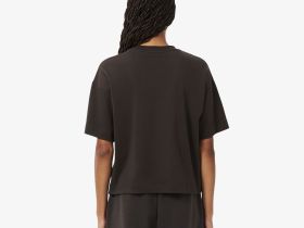 Женская хлопковая футболка Lacoste