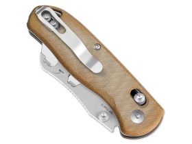 Складной нож Kizer Drop Bear Utility, сталь SK5, рукоять Natural Micarta