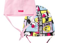 Шапка детская трикотажная для девочек, 2 шт в комплекте