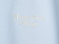 Футболка оверсайз с вышивкой, Голубой