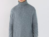 Свитер с содержанием шерсти, Серый