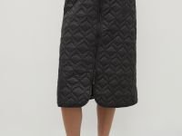 Стеганая юбка А-силуэта