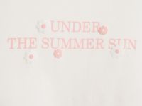 Футболка с кулиской для девочек, Белый