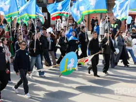 В Якутске состоялся парад молодёжи в честь Дня республики