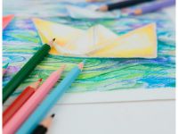 Набор карандашей цветных Гамма "Оранжевое солнце", 12 цв. (6 классич. + 6 пастельных), заточен., кар