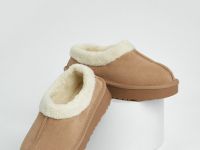 Угги с мехом, Бежевый