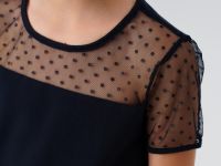 Фуфайка трикотажная для девочек (футболка)