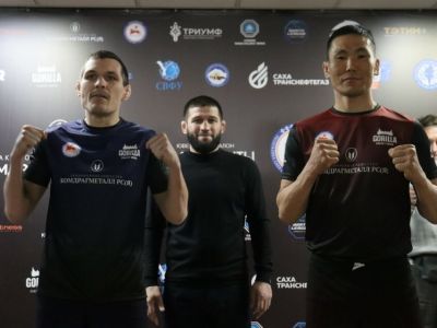 Участники Кубка Ил Дархана по смешанным единоборствам встретились лицом к лицу