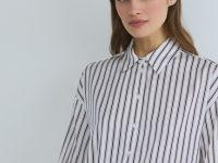 Блузка из сатина, Коричневый