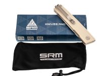 Складной нож SRM Gent 401LC-GT, сталь 10Cr15CoMov, рукоять Ivory G10