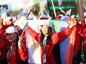 Игры начались. Зажжён огонь XXII Спартакиады по национальным видам спорта