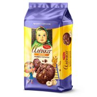 Маффин-печенье Алёнка, брауни с шоколадом и орехами, 138 гр