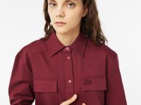 Женская рубашка Lacoste из смеси хлопка