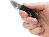 Складной нож Kershaw Cinder, сталь 3Cr13, рукоять GFN, чёрный