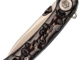 Складной нож Dr.Tech W3610MG, сталь 14C28N, рукоять микарта, Pattern Gray