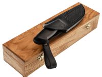 Шкатулка для ножа дуб, бесцветное масло