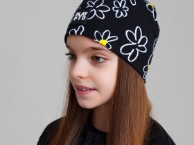 Шапка трикотажная для девочек, 2 шт в комплекте