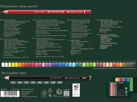 Набор художественных материалов Faber Castell "Polychromos & Pitt Graphite Matt ", 50 предметов