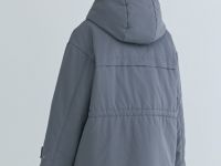 Куртка-парка с капюшоном, Серый