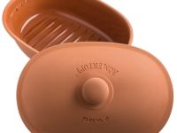 Römertopf Горшок для хранения хлеба овальный, 40 х 20 х 28 см, коричневый, Römertopf