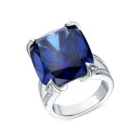 Серебряное кольцо с фианитами