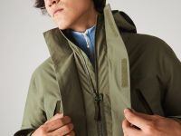 Мужская короткая парка Lacoste с мехом