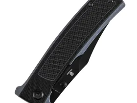 Складной нож Tenable Bison, сталь Nitro-V, рукоять G10, черный/серый