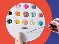 Палитра пластикова HIMI UFO, 220*220 мм