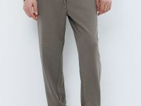 Брюки Slim из трикотажа, Коричневый