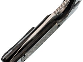 Складной нож Kizer Ara, сталь S45VN, рукоять карбон, черный/золотистый