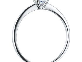 Классическое кольцо из белого золота э4712кц07132200_white