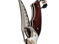 Складной нож Steelclaw Запад-01, сталь VG10/дамаск, рукоять палисандр