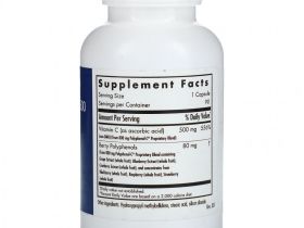 Allergy Research Group, Полифенол-C 500 с ягодными полифенолами, 90 вегетарианских капсул