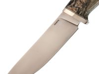 Охотничий нож Клык, сталь M398, рукоять карельская береза