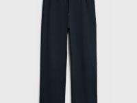 Трикотажные прямые брюки, Черный