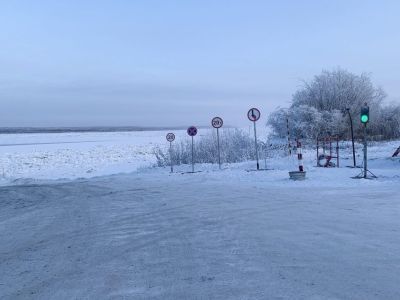 До 20 тонн увеличили грузоподъемность ледовой переправы через реку Алдан Якутии