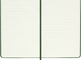 Записная книжка в линейку Moleskine "Classic" Pocket 90х140 мм 192 стр., твердая обложка зеленая