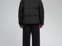 Стеганый пуховик с натуральным пухом