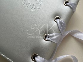 Альбом для фото и выкрасок Languo, 16х14,5х4,5 см, серебро