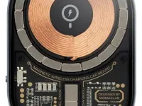 Автомобильный держатель с беспроводной зарядкой Momax Q.Mag Mount 3 15W в воздуховод (серый) (CM20E)