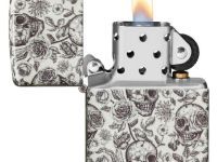 Зажигалка Skeleton Glow in the Dark Green ZIPPO