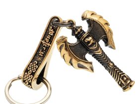 Брелок Секира, бронза