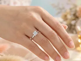 Кольцо из белого золота э4712кц05241151