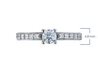 Кольцо из белого золота э0912кц01190400_white